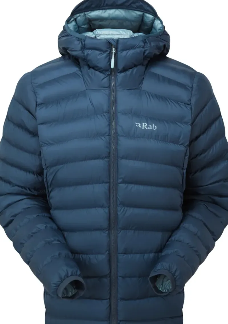 Rab Insulated Jackets-Womens Cirrus Alpine Jacket - Tempest Blue