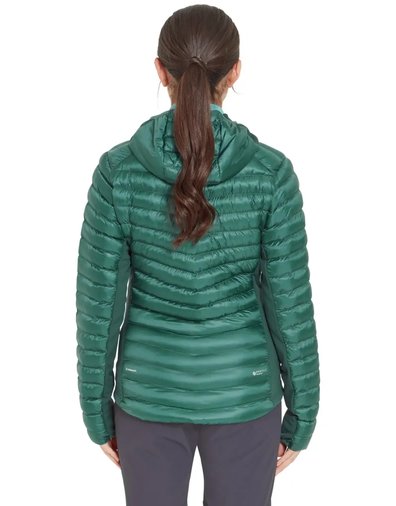 Rab Insulated Jackets-Womens Cirrus Flex Hoody - Eucalyptus-Green Slate