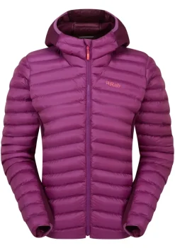 Rab Insulated Jackets-Womens Cirrus Flex Hoody - Plum-Mulberry