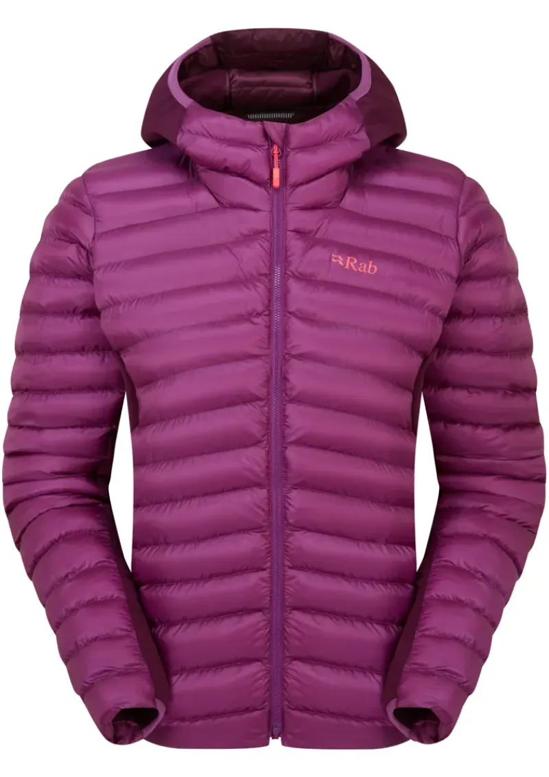 Rab Insulated Jackets-Womens Cirrus Flex Hoody - Plum-Mulberry