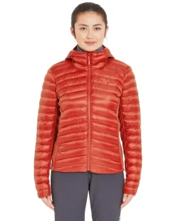 Rab Insulated Jackets-Womens Cirrus Flex Hoody - Tuscan Red