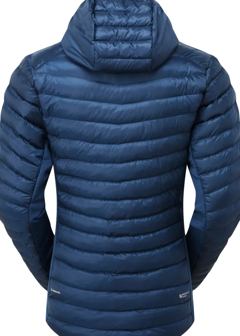 Rab Insulated Jackets-Womens Cirrus Flex Hoody - Tempest Blue
