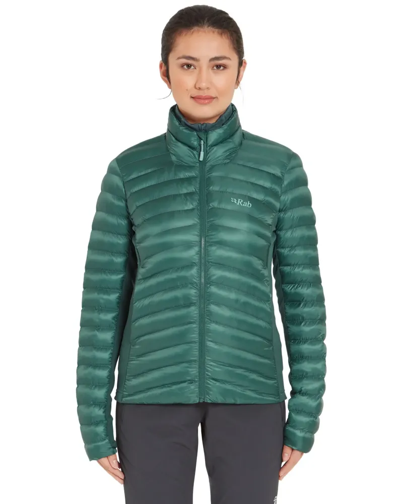 Rab Insulated Jackets-Womens Cirrus Flex Jacket - Eucalyptus-Green Slate