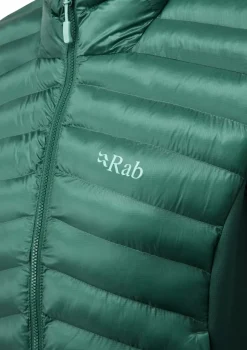 Rab Insulated Jackets-Womens Cirrus Flex Jacket - Eucalyptus-Green Slate