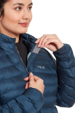 Rab Insulated Jackets-Womens Cirrus Jacket - Tempest Blue