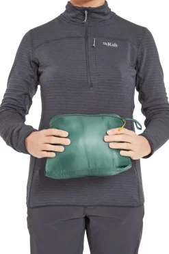 Rab Insulated Jackets-Womens Cirrus Ultra Hoody - Green Slate-Eucalyptus