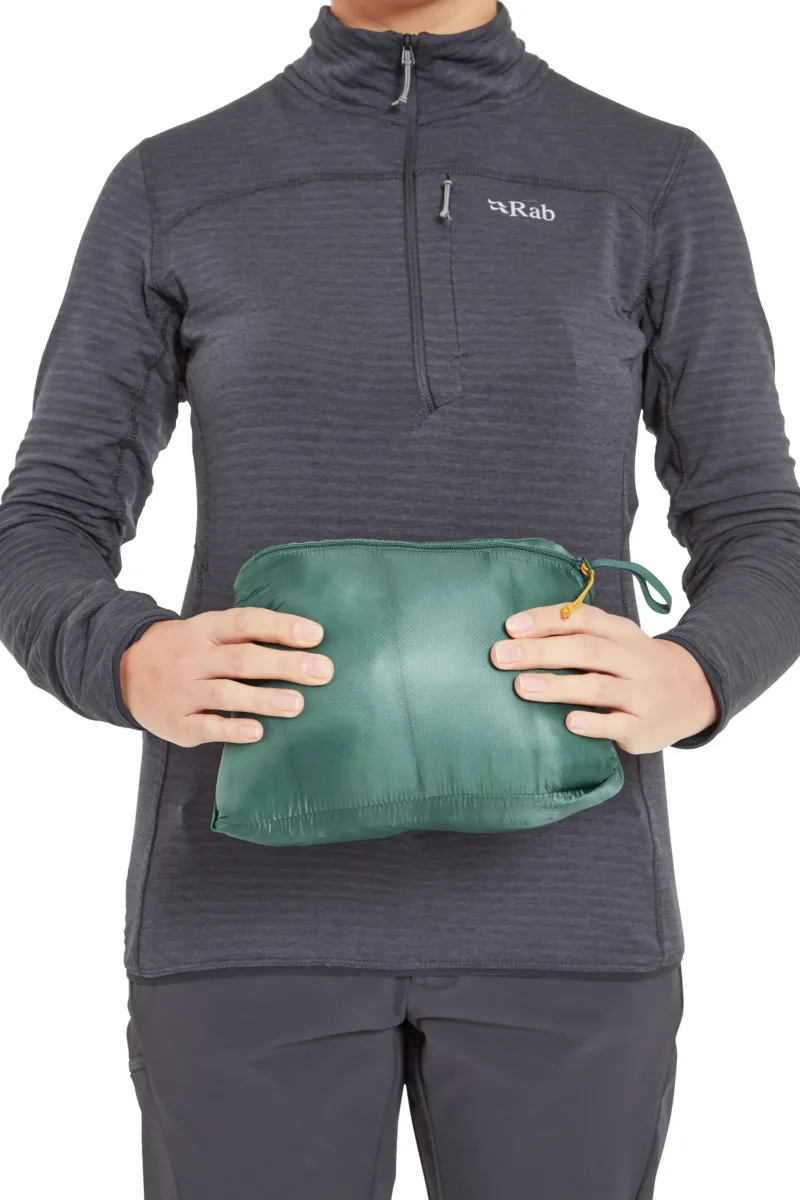 Rab Insulated Jackets-Womens Cirrus Ultra Hoody - Green Slate-Eucalyptus