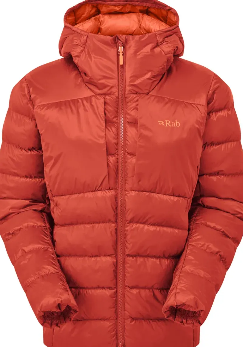 Rab Insulated Jackets-Womens Cirrus Ultra Hoody - Tuscan Red