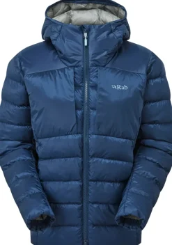 Rab Insulated Jackets-Womens Cirrus Ultra Hoody - Tempest Blue