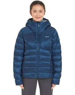 Rab Insulated Jackets-Womens Cirrus Ultra Hoody - Tempest Blue