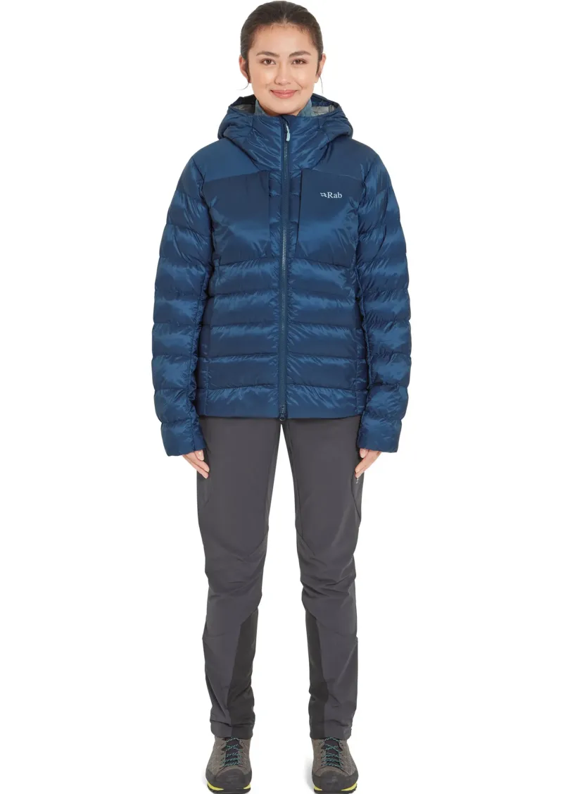 Rab Insulated Jackets-Womens Cirrus Ultra Hoody - Tempest Blue