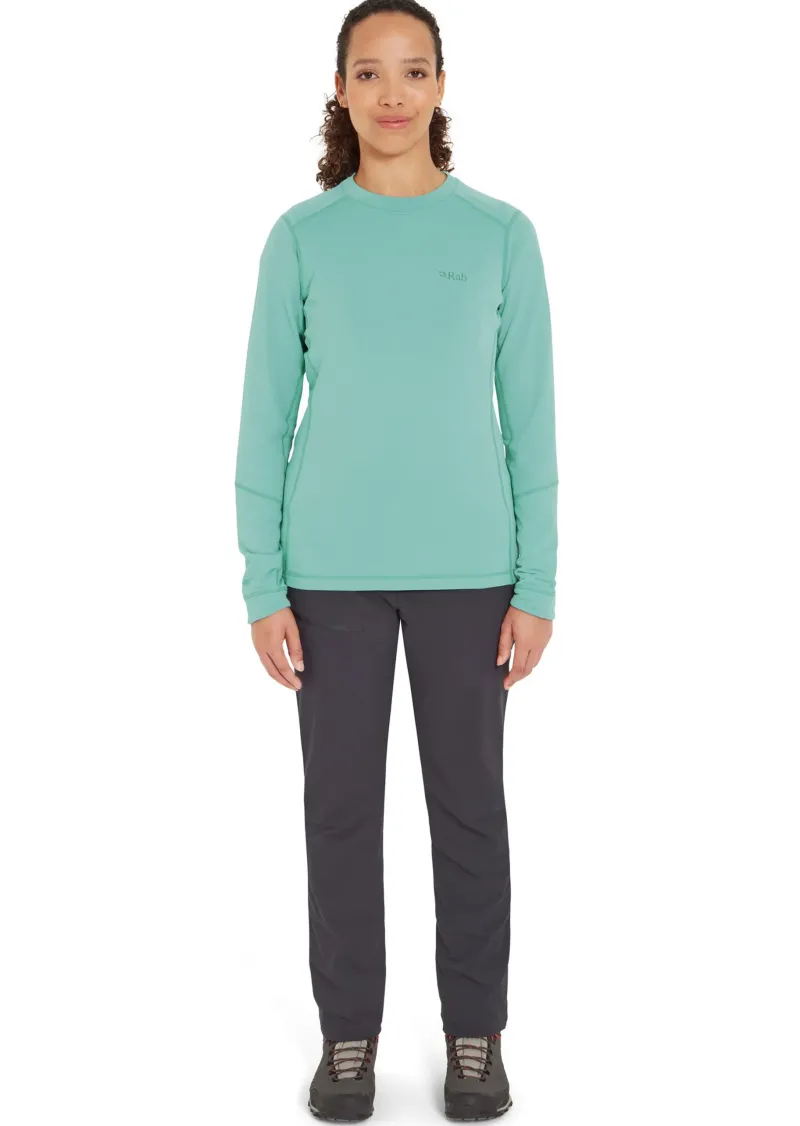 Rab T-Shirts & Baselayers-Womens Conduit Crew - Glacier Blue
