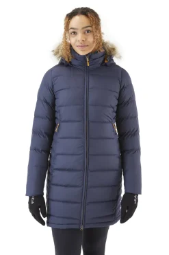Rab Casual Jackets-Womens Deep Cover Parka - Deep Denim