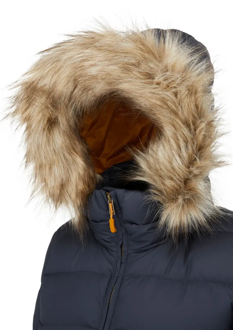 Rab Casual Jackets-Womens Deep Cover Parka - Deep Denim