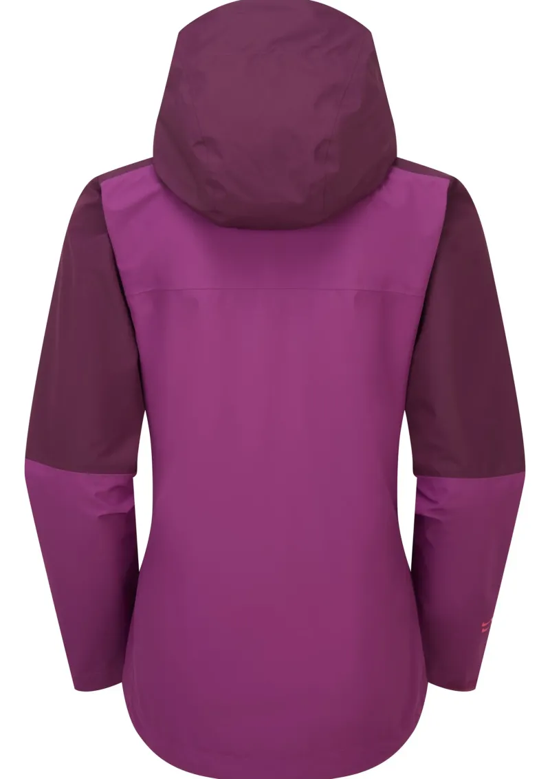 Rab Waterproof Jackets-Womens Downpour Jacket - Mulberry-Plum