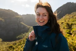 Rab Waterproof Jackets-Womens Downpour Jacket - Tempest Blue