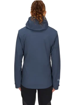 Rab Waterproof Jackets-Womens Downpour Light Jacket - Tempest Blue