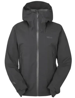 Rab Waterproof Jackets-Womens Downpour Light Jacket - Anthracite
