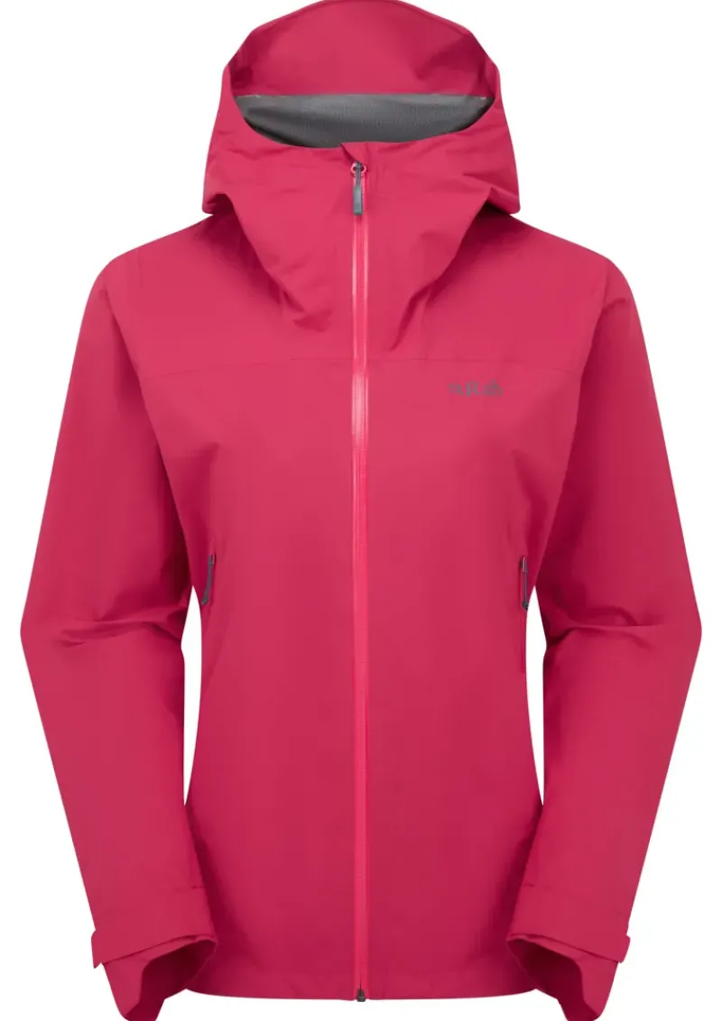 Rab Waterproof Jackets-Womens Downpour Light Jacket - Watermelon
