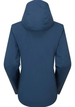 Rab Waterproof Jackets-Womens Downpour Mountain Jacket - Tempest Blue