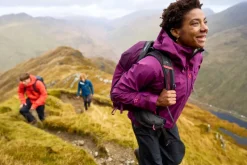 Rab Waterproof Jackets-Womens Downpour Mountain Jacket - Mulberry