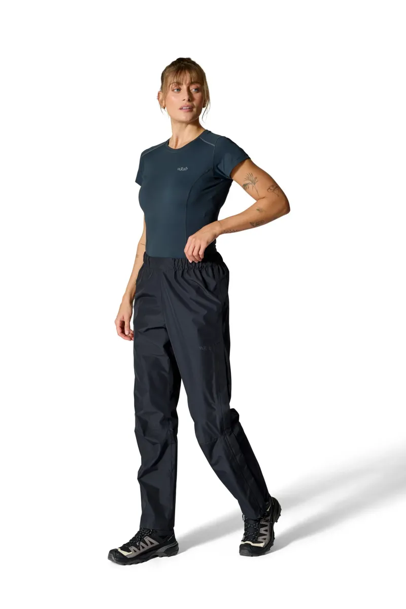 Rab Waterproof Trousers-Womens Downpour Pants - Black