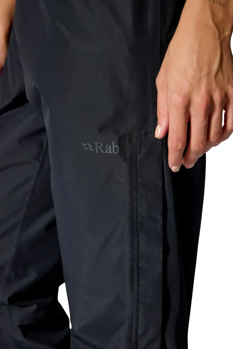 Rab Waterproof Trousers-Womens Downpour Pants - Black