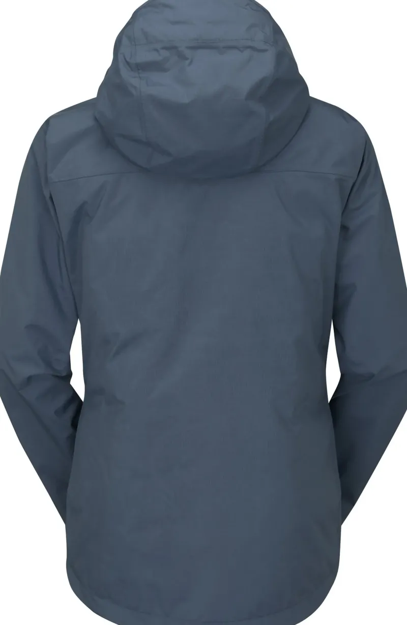 Rab Waterproof Jackets-Womens Downpour Plus 2.0 Jacket - Orion Blue