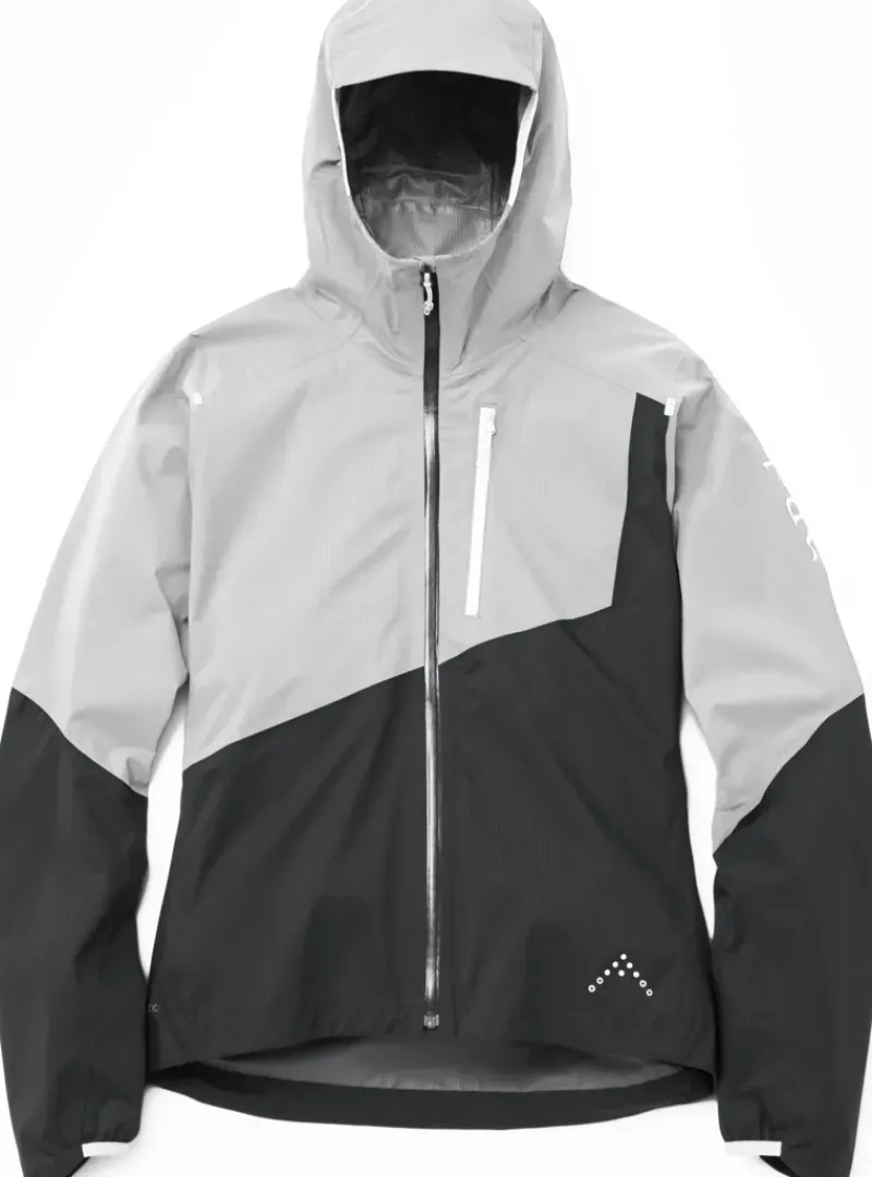 Rab Waterproof Jackets-Womens Downpour Trail Light Jacket - Light Zinc