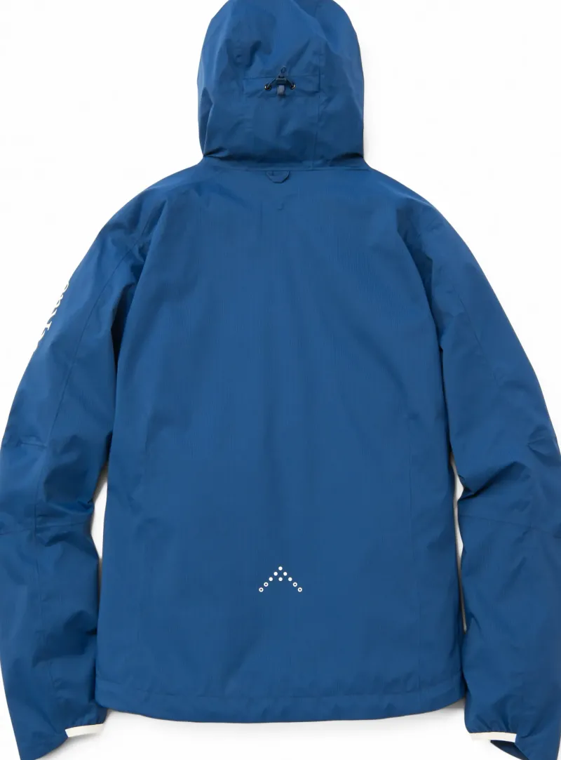 Rab Waterproof Jackets-Womens Downpour Trail Light Jacket - Tempest Blue
