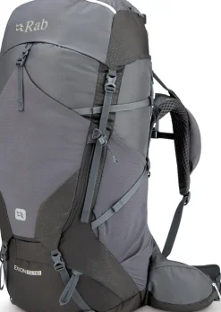 Rab Backpacking Packs-Womens Exion 65 ND Rucksack - Anthracite-Graphene