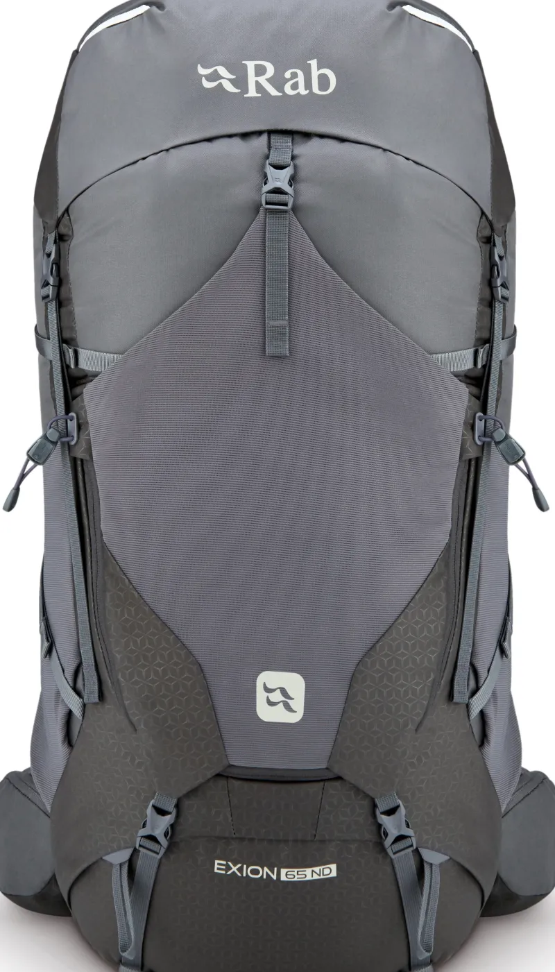 Rab Backpacking Packs-Womens Exion 65 ND Rucksack - Anthracite-Graphene