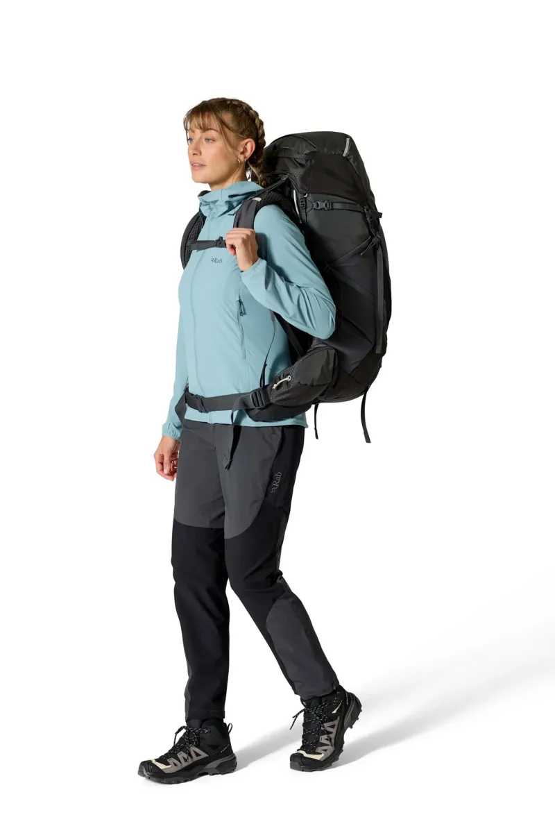 Rab Backpacking Packs-Womens Exion 65 ND Rucksack - Anthracite-Graphene