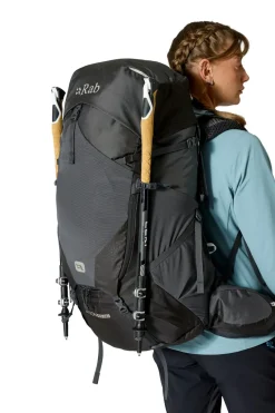 Rab Backpacking Packs-Womens Exion 65 ND Rucksack - Anthracite-Graphene