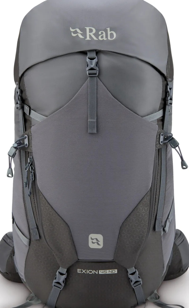 Rab Backpacking Packs-Womens Exion 45 ND Rucksack - Anthracite-Graphene