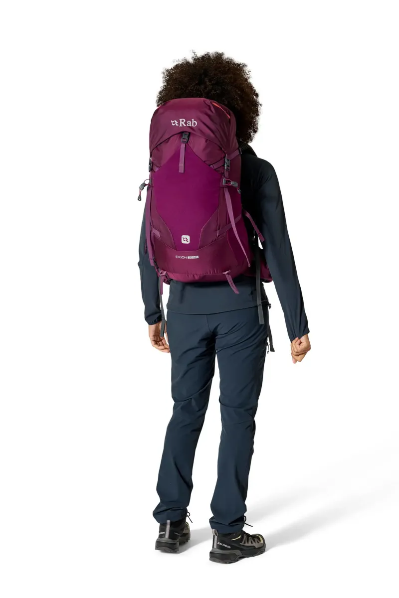 Rab Backpacking Packs-Womens Exion 35 ND Rucksack - Mulberry