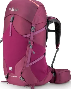 Rab Backpacking Packs-Womens Exion 45 ND Rucksack - Mulberry