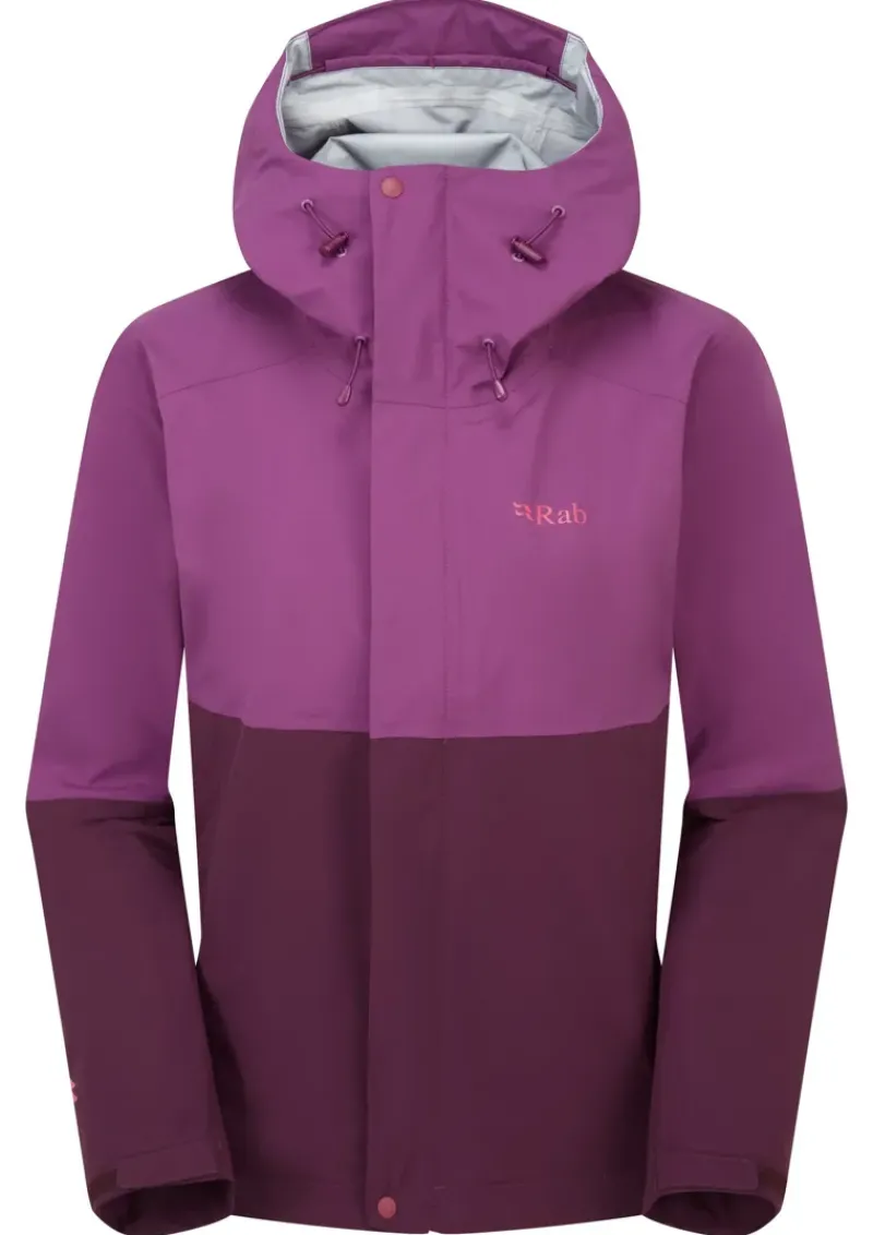 Rab Waterproof Jackets-Womens Firewall Jacket - Plum-Mulberry