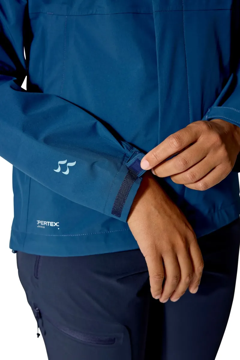 Rab Waterproof Jackets-Womens Firewall Jacket - Tempest Blue