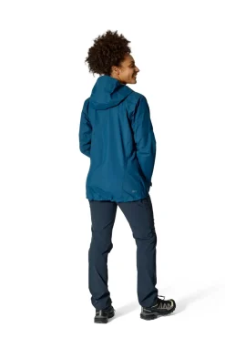 Rab Waterproof Jackets-Womens Firewall Mountain Jacket - Tempest Blue
