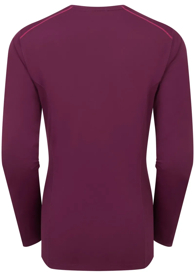 Rab T-Shirts & Baselayers-Womens Force Long Sleeved Tee - Mulberry