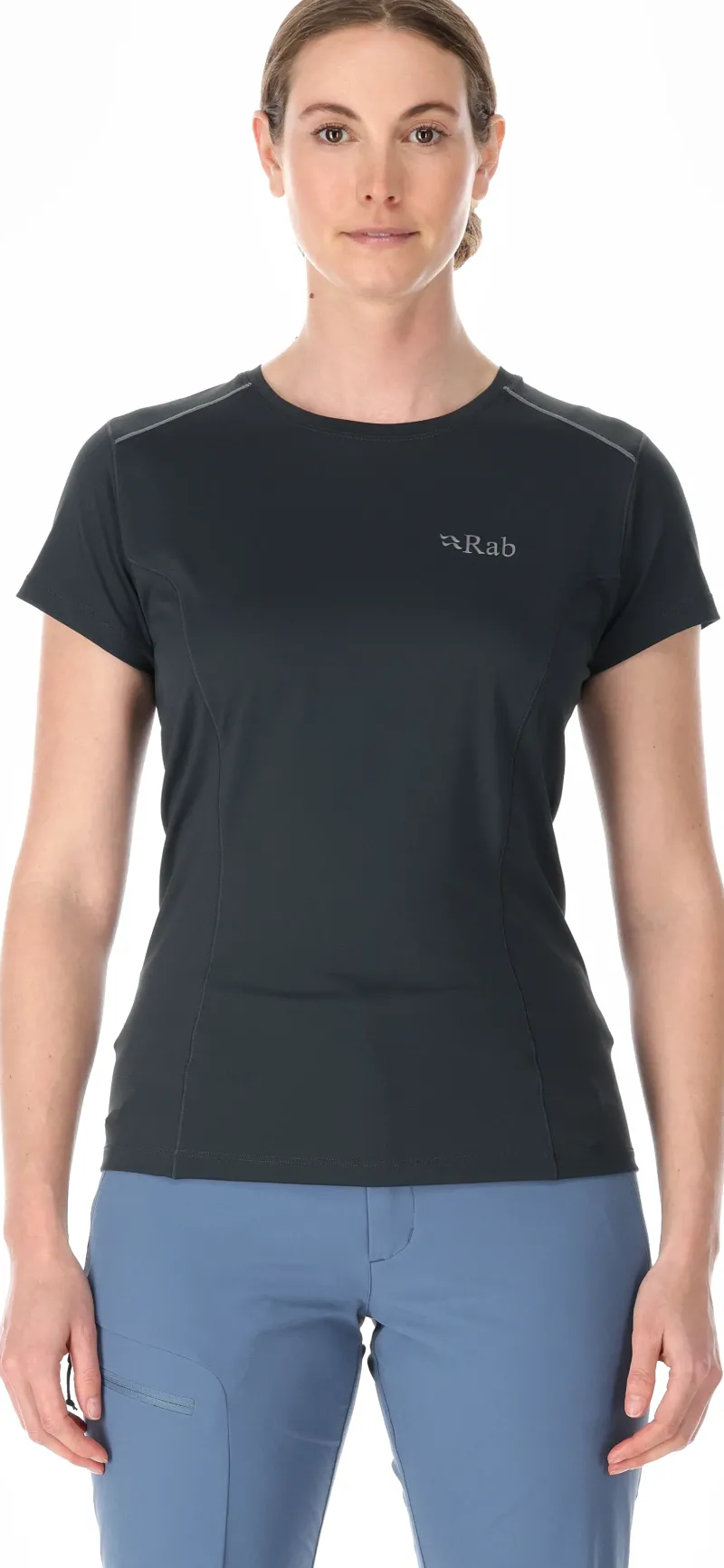 Rab T-Shirts & Baselayers-Womens Force Short Sleeved Tee - Beluga