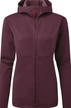 Rab Fleece & Mid Layer-Womens Geon Hoody - Deep Heather