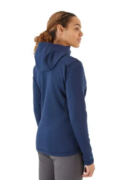 Rab Fleece & Mid Layer-Womens Geon Hoody - Deep Ink