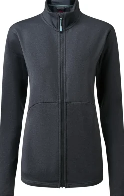Rab Fleece & Mid Layer-Womens Geon Jacket - Black-Steel Marl