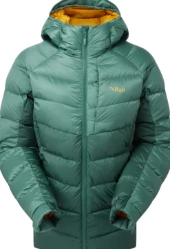 Rab Insulated Jackets-Womens Glaceon Pro Jacket - Eucalyptus-Green Slate