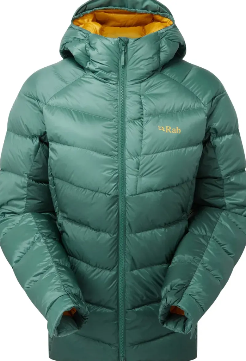 Rab Insulated Jackets-Womens Glaceon Pro Jacket - Eucalyptus-Green Slate