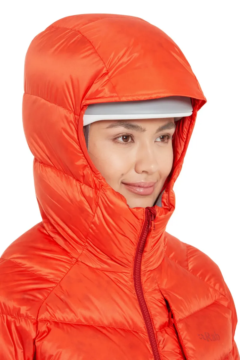 Rab Insulated Jackets-Womens Glaceon Pro Jacket - Red Grapefruit-Tuscan Red