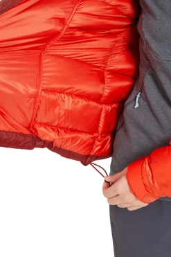 Rab Insulated Jackets-Womens Glaceon Pro Jacket - Red Grapefruit-Tuscan Red