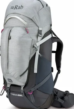 Rab Backpacking Packs-Womens Hyperon 65 ND Rucksack - Dark Pewter-Anthracite - S-M